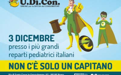 GIORNATA MONDIALE DEL DONO, U.DI.CON.: “PROVEREMO A PORTARE UN SORRISO NEI REPARTI PEDIATRICI ITALIA