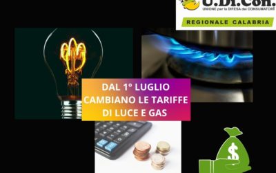 NOVITÀ BOLLETTE LUCE E GAS: COME CAMBIANO LE TARIFFE DAL 1° LUGLIO