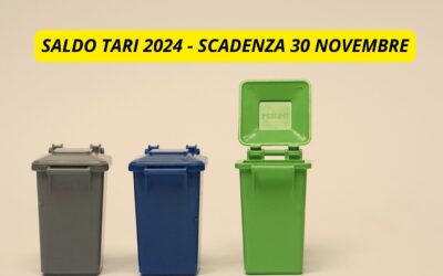 TARI SALDO 2024- Scadenza pagamento